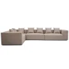 Hailey - Hjørnesofa modulsofa i sand med 4 moduler (Opstilling 1) L: 368 X D: 247 X H: 65 cm
