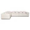 Hailey - Hjørnesofa modulsofa i beige med 4 moduler (Opstilling 1) L: 368 X D: 247 X H: 65 cm
