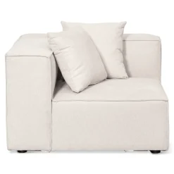 Hailey - Hjørnesofa modulsofa i beige med 4 moduler (Opstilling 1) L: 368 X D: 247 X H: 65 cm