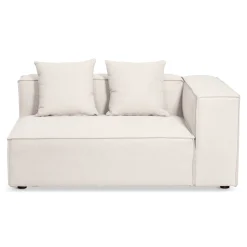 Hailey - Venstrevendt chaiselong modulsofa i beige med 2 moduler L: 294 X D: 148 X H: 65 cm