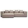 Hailey - Venstrevendt chaiselong modulsofa i sand med 2 moduler L: 294 X D: 148 X H: 65 cm