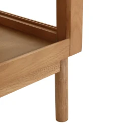 Havana egetræ vitrineskab med 2 låger -110x40x100 cm