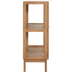 Havana egetræ vitrineskab med 2 låger -110x40x100 cm