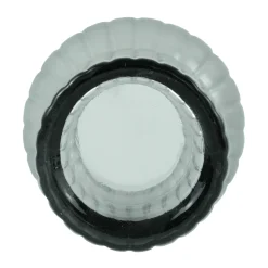 Hera glas vase grå 23 cm