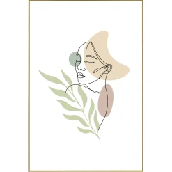 Ibi billedramme 60x90 cm guld