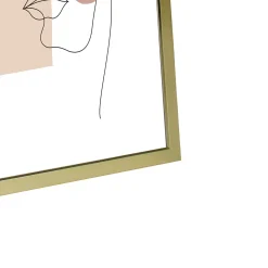 Ibi billedramme 60x90 cm guld