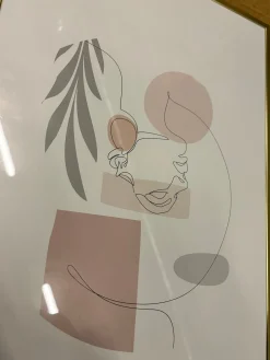 Ibi billedrammer bundle - 4 forskellige størrelser guld. Brudt emballage - se produktbeskrivelse (OU11773)