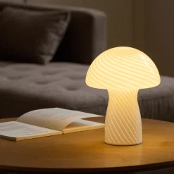 Ida Mushroom LED lampe hvid 24 cm