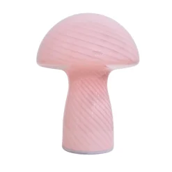 Ida Mushroom LED lampe lyserød 24 cm