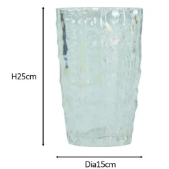 Indie glasvase multifarvet 25 cm