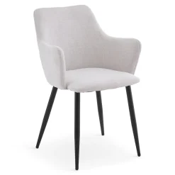 Isabella - spisebordsstol beige tekstil