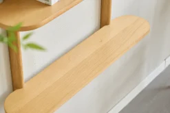 Juliet væghylde i eg med 5 hylder H:140 x B:22 x B:75 cm