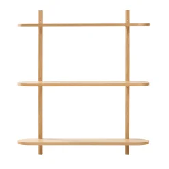 Juliet væghylde i eg med 3 hylder H:100 x D:22 x B:90 cm