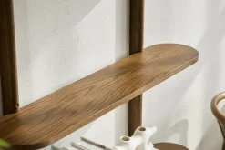 Juliet væghylde i røget eg med 3 hylder H:100 x D:22 x B:90 cm