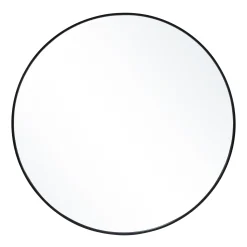 Kajsa rundt spejl med sort ramme Ø70 cm