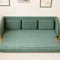 Katarina foldbar sovesofa grøn L: 217 x D: 77/145 x H: 75 cm