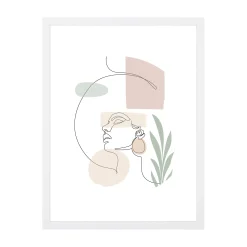 Lea billedramme 30x40 cm hvid