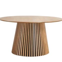 Lewis - Lamel rundt Spisebord I Egefiner Ø140 cm