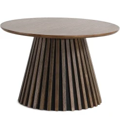 Lewis lamel sofabord røget eg Ø70 cm