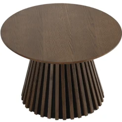 Lewis lamel sofabord røget eg Ø70 cm