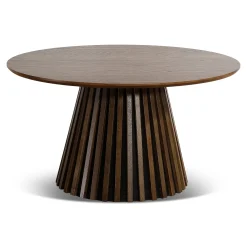 Lewis sofabord Ø90 cm i røget eg