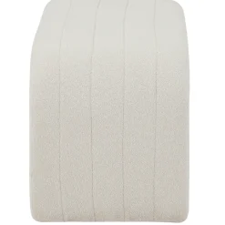 Lianna bænk i hvid boucle 95x40x44 cm