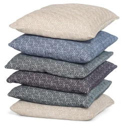 Liv pyntepude - Blå 50x50 cm