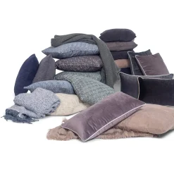 Liv pyntepude - Grå 50x50 cm