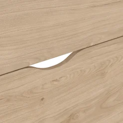 Livo skoskab med 3 låger i egelook