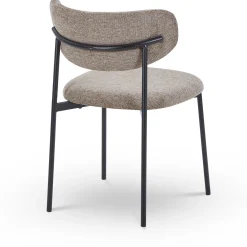 Lucinda Spisebordsstol - sand tekstil