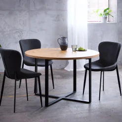 Lugo spisebord i egelook Ø120 CM