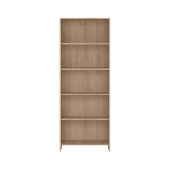 Maddie reol med 5 hylder i eg 175,5x66x25,5 cm