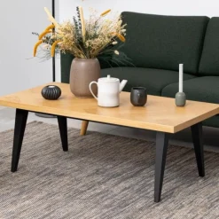 Madelina - sildebens sofabord i lakeret egetræsfiner 120 cm