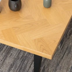 Madelina - sildebens sofabord i lakeret egetræsfiner 120 cm