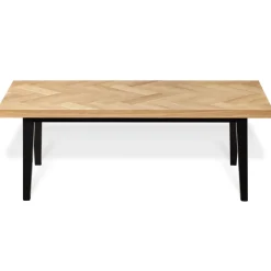 Madelina - sildebens sofabord i lakeret egetræsfiner 120 cm