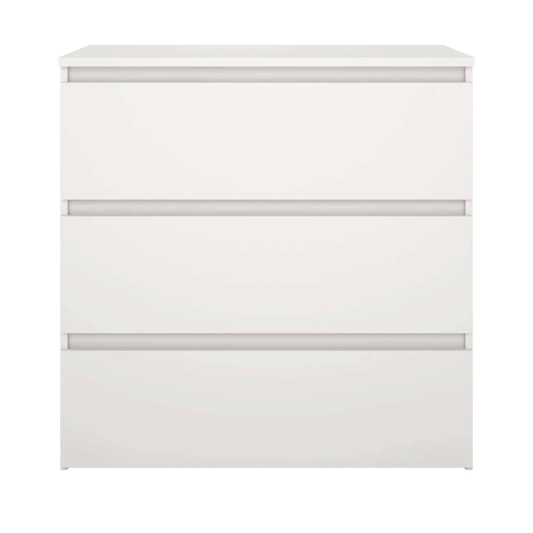 Maise kommode H:70 x B:70 x D:41 cm med 3 skuffer i hvid