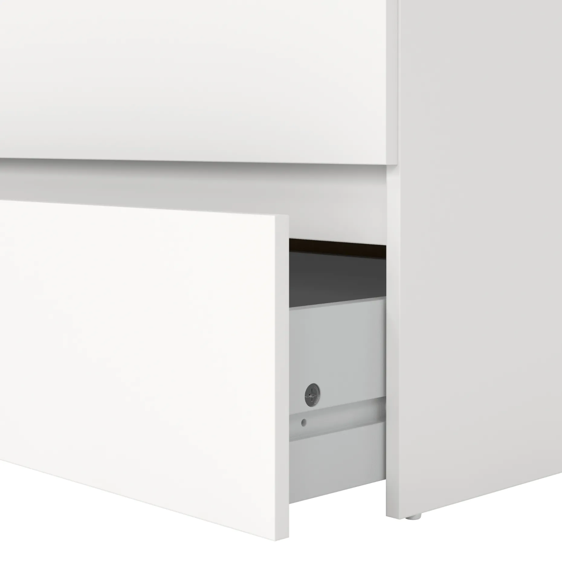 Maise kommode H:70 x B:70 x D:41 cm med 3 skuffer i hvid