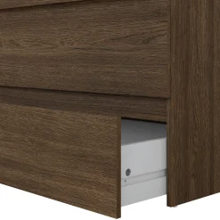 Maise kommode  H:70 x B:70 x D:41 cm med 3 skuffer i røget egelook