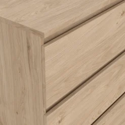 Maise kommode  H:70 x B:70 x D:41 cm med 3 skuffer i egelook