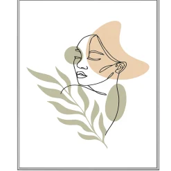 Malina billedramme PVC blank Stål 60x90 cm