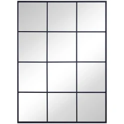 Melanie New yorker spejl sort 95x70 cm