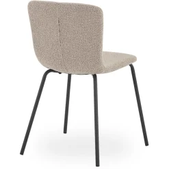 Miley spisebordsstol i beige boucle