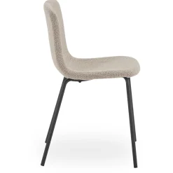 Miley spisebordsstol i beige boucle