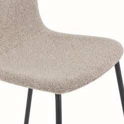 Miley spisebordsstol i beige boucle