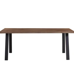 Molly plankebord - 240x95 cm - i smoked eg med A-ben - (Forberedt til tillægsplader)