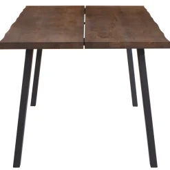 Molly plankebord - 240x95 cm - i smoked eg med A-ben - (Forberedt til tillægsplader)