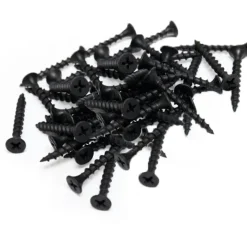 Monteringsskruer/Panelskruer til akustikpanel, sort, 4,2x30 mm, 50 stk.