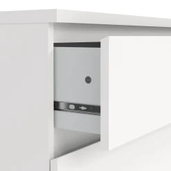 Naia kommode 3 skuffer hvid H: 70 x B: 77 x D: 50 cm