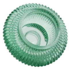 Nala glas lysestage grøn 6 cm