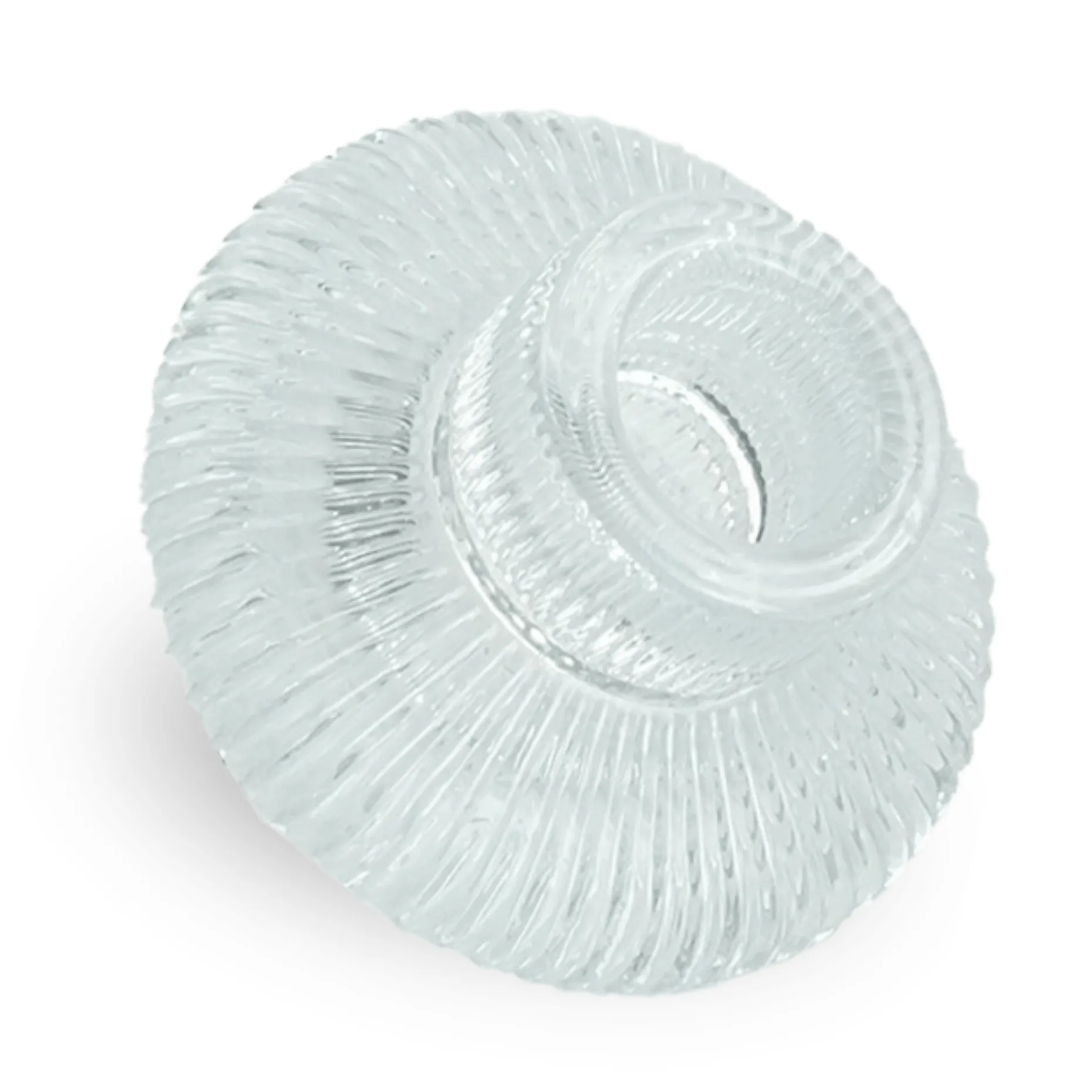 Nala glas lysestage klar 6 cm